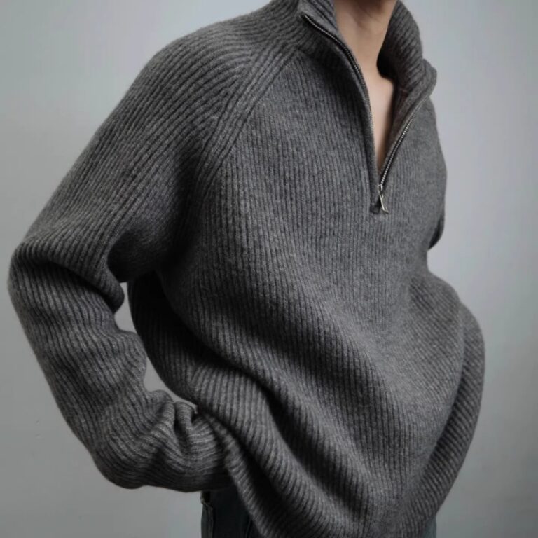 Half Zip Men's Sweater Manufacturer (4)