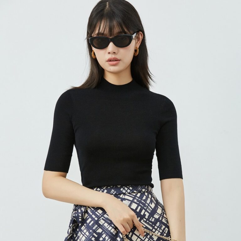 Ladies 100% Wool Seamless Sweater Manufacturer (4)