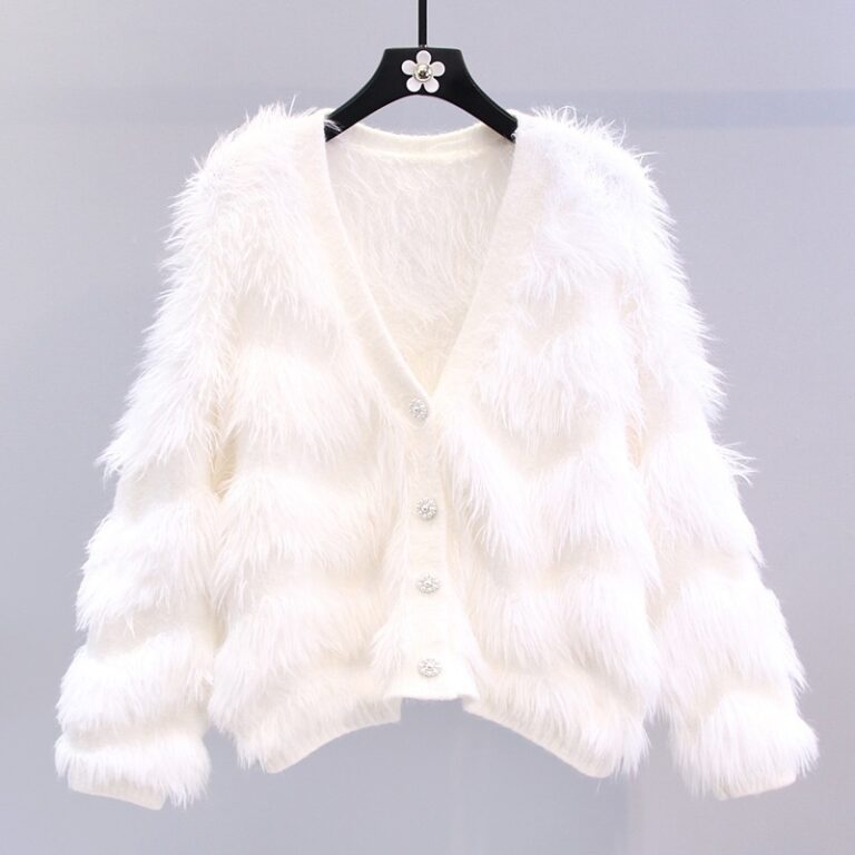 Women's White Cardigan Sweater Manufacturers (3)