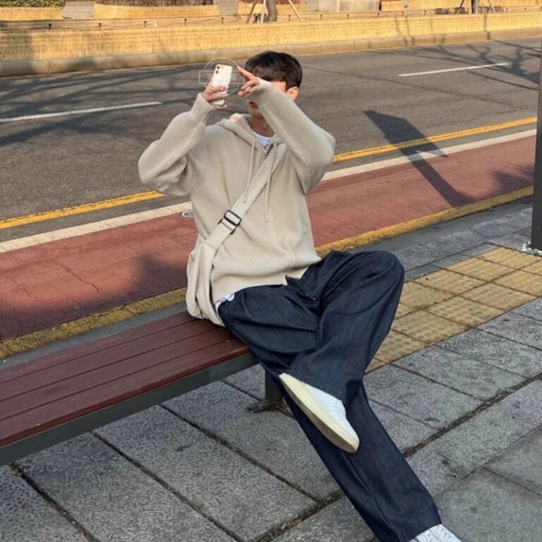 Double zipper hooded men's sweater factory (5)