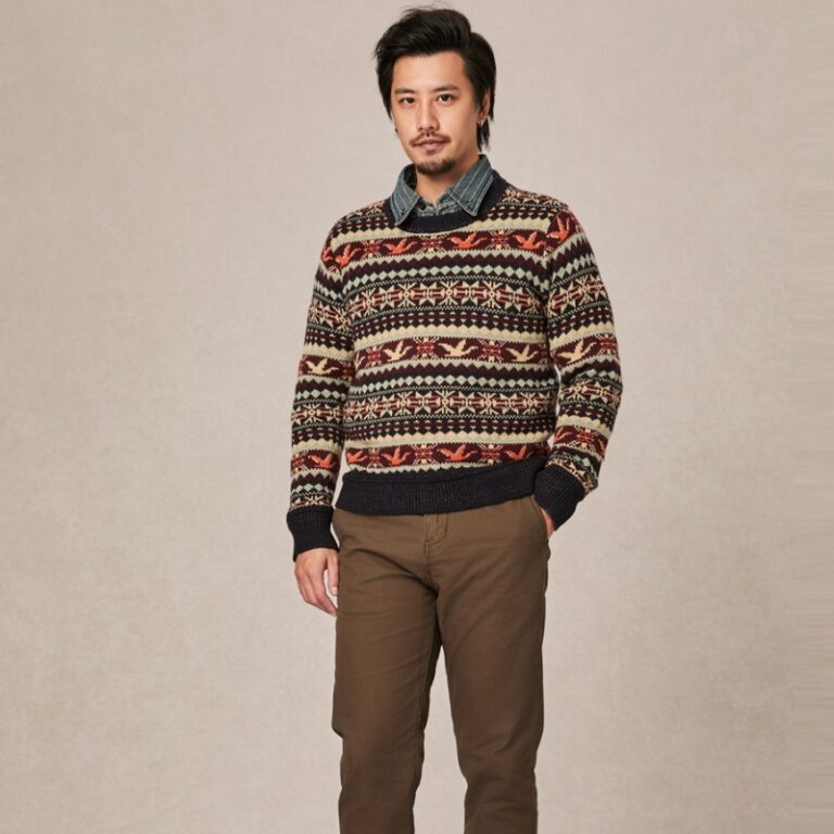 Fair Isle Men's Sweater Manufacturer (3)